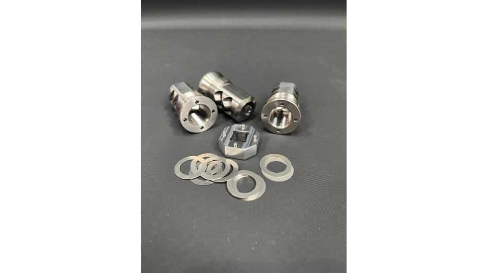 Salmon River Solutions CB/Banish Gold Muzzle Brake, .30 Cal, 1/2x28, Titanium, 1141