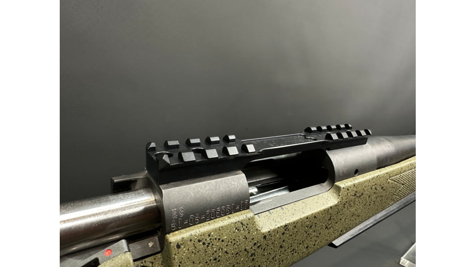 Salmon River Solutions SRS Model 700 Scope Rail, Short, 0 MOA, Black, 1135