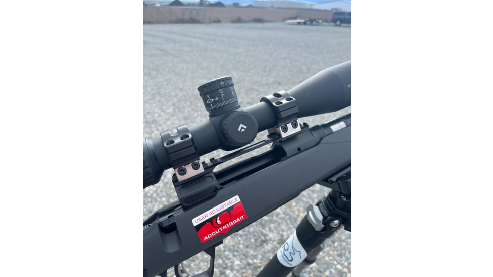 Salmon River Solutions SRS Savage Ultralite Scope Rail, Short, 20 MOA, Black, 1132