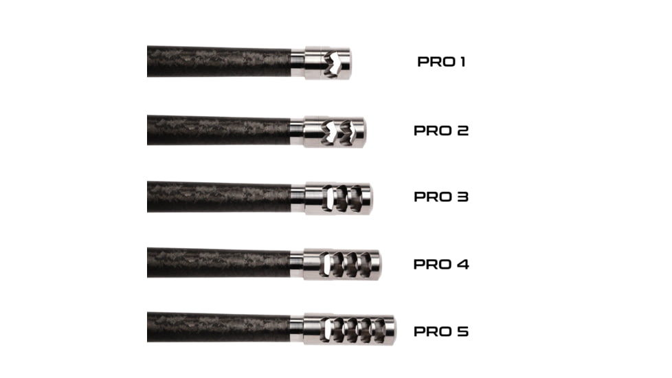 Salmon River Solutions Srs Ti Pro 2 ST .990 Muzzle Brake, 5/8x24, Titanium, 1128