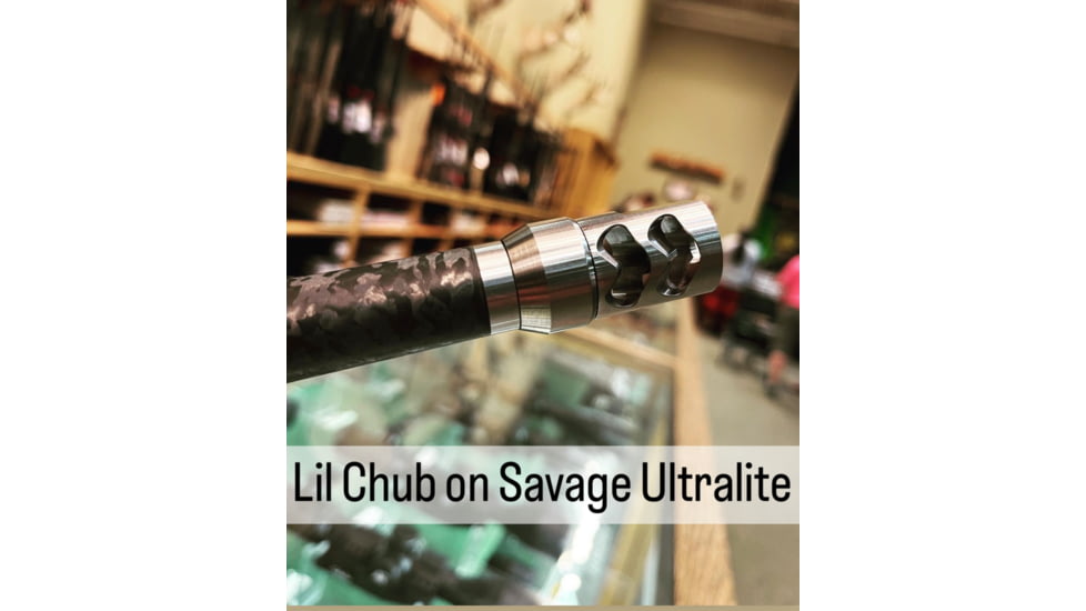 Salmon River Solutions Srs Ti Pro 2 ST .990 Muzzle Brake, 5/8x24, Titanium, 1128