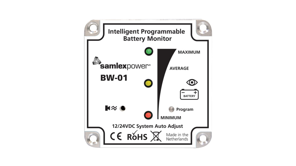 Samlex America Battery Monitor - 12V or 24V - Programmable 67242