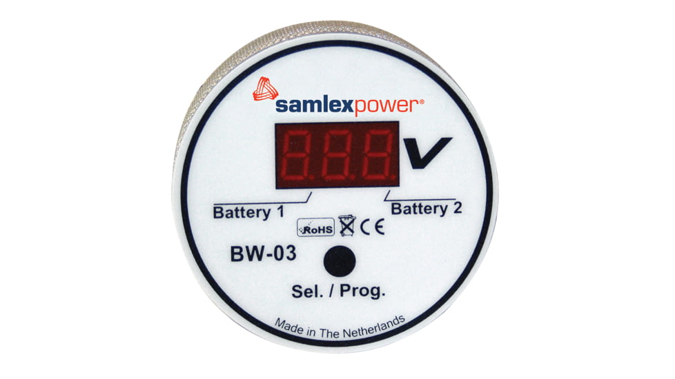 Samlex America Dual Battery Monitor - 12V or 24V - Auto Detection 67243