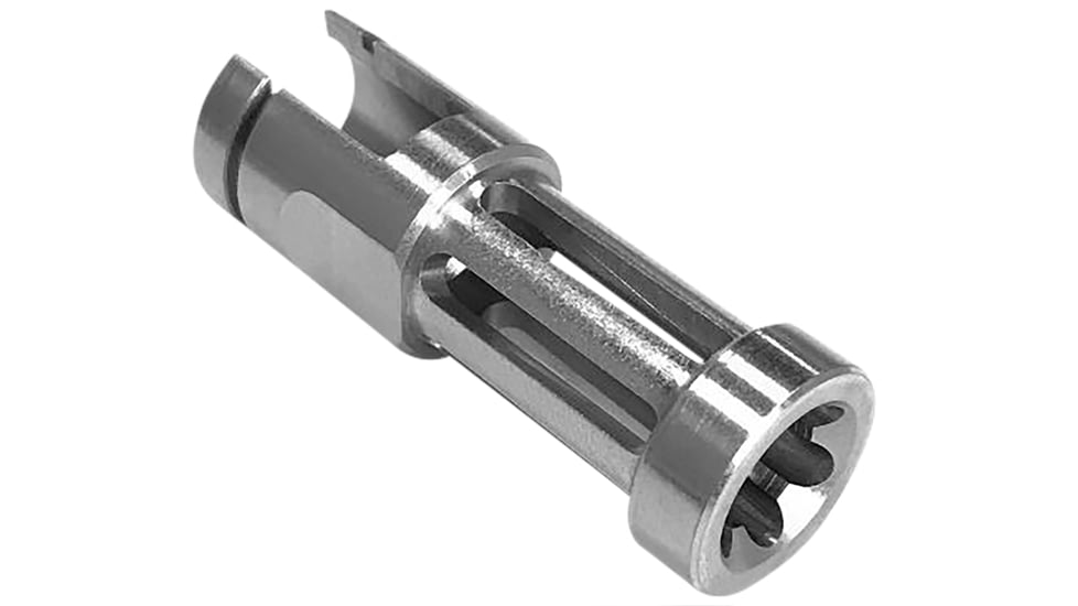 Samson 04-06062-00 Flash Hider Natural Stainless Steel With 2.50 OAL &amp; .860