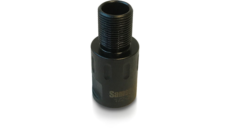 Samson 1/2x28 14-1LH Thread Adapter for 9mm AK, Black, 04-06048-12