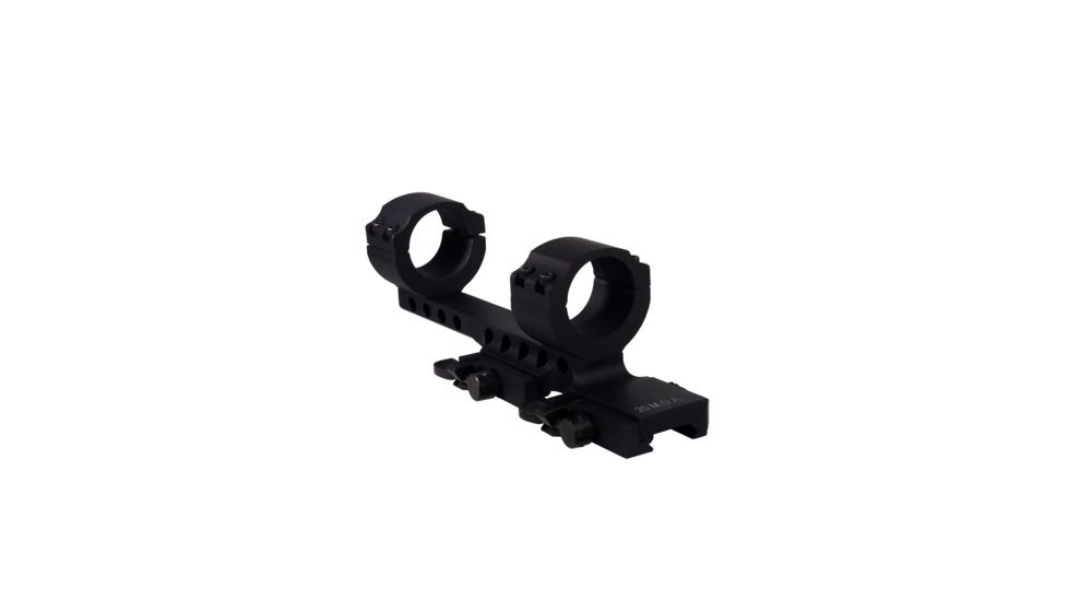 Samson DMR 1 inch Scope Mount Rings w/20 MOA Bias, 3 inch Offset, Black, 03-00088-01