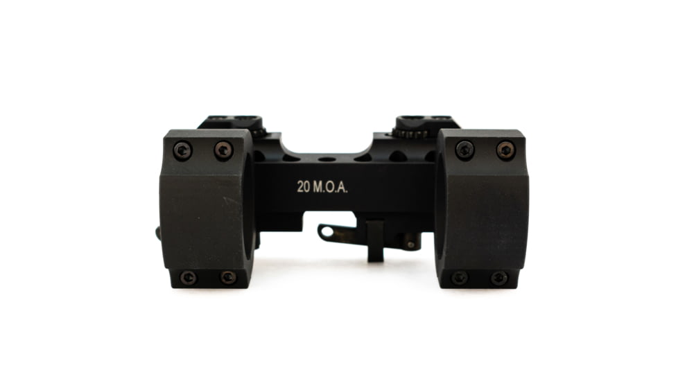 Samson DMR 35mm Scope Mount Rings w/20 MOA Bias, 0 inch Offset, Black, 03-00132-01