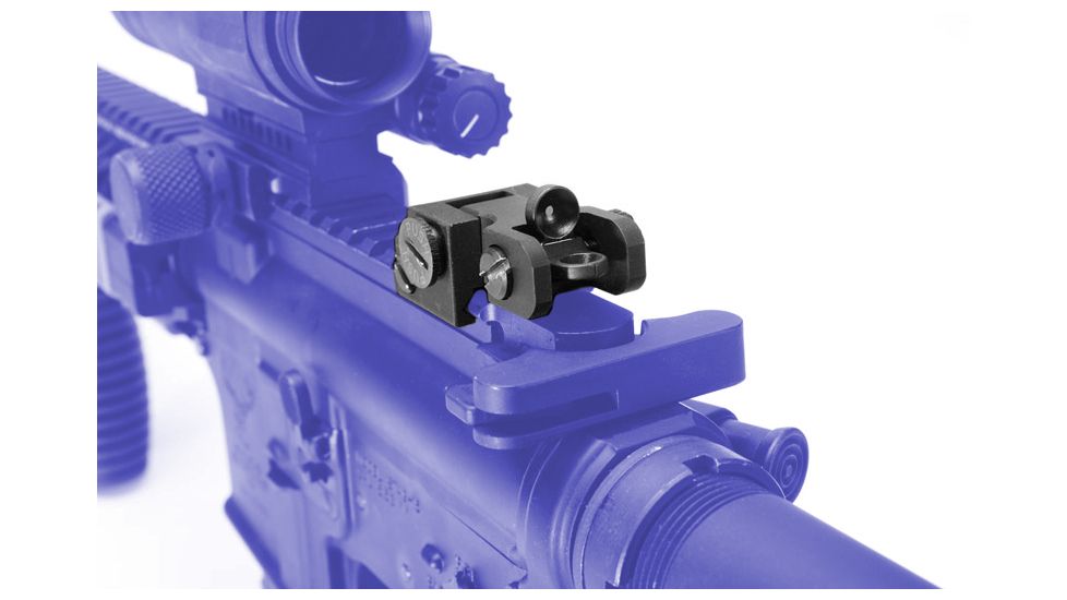 Samson Aluminum Top Mounted Deployable Rear Sight, Black, 02-00030-01