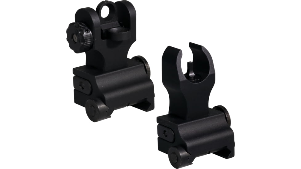 Samson Top Mounted Deployable Front and Rear Sight for AR-15, Black, QF-HK-A2 PKG
