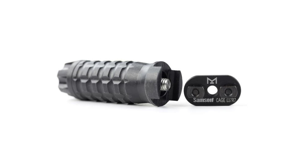 Samson Picatinny Rail Vertical Assembly Grip, Medium Grenade, Polymer, Medium Length, 04-06095-18