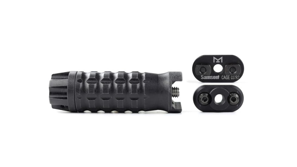 Samson Picatinny Rail Vertical Assembly Grip, Medium Grenade, Polymer, Medium Length, 04-06095-18