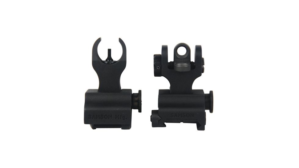 Samson QuickFlip Folding Front/Rear Sight Package Sig 556/522 HK Front Sight/A2 Rear Sight