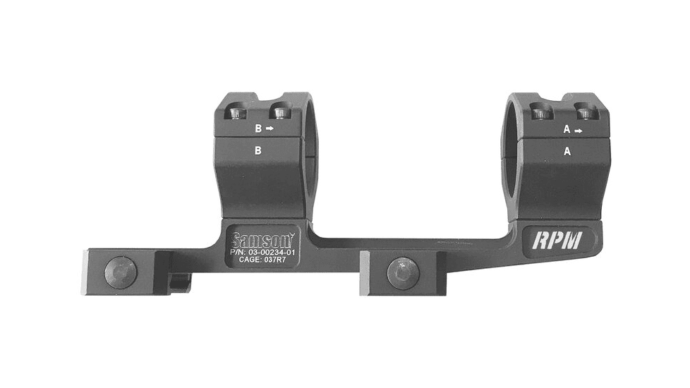 Samson Rapid Precision Mount RPM 30mm Rings - 2 in Offset., Black, 03-00234-01