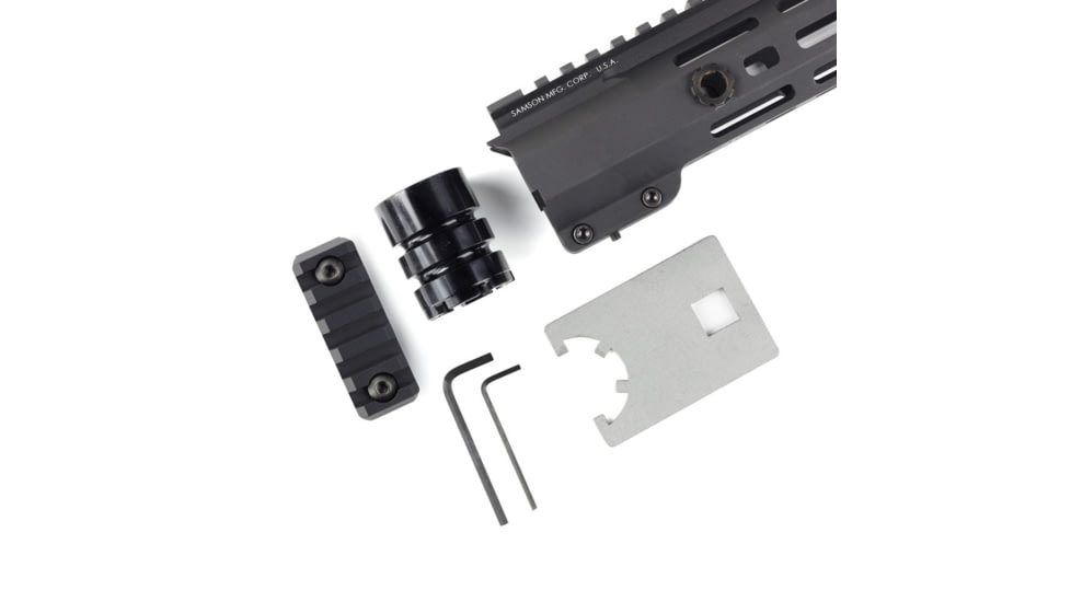 Samson SXT AR-15 M-LOK Handguard, 12 inch, Black, 010614001