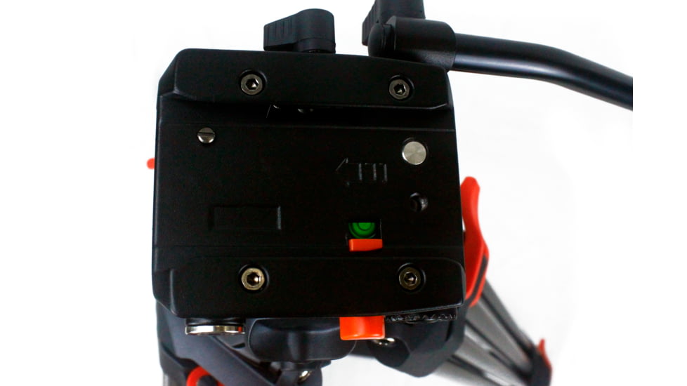 SAMURAI Broadcast Pro Plus Professional 3-Section w/Fluid Head Video Tripod, Black, BROADCASTPlus