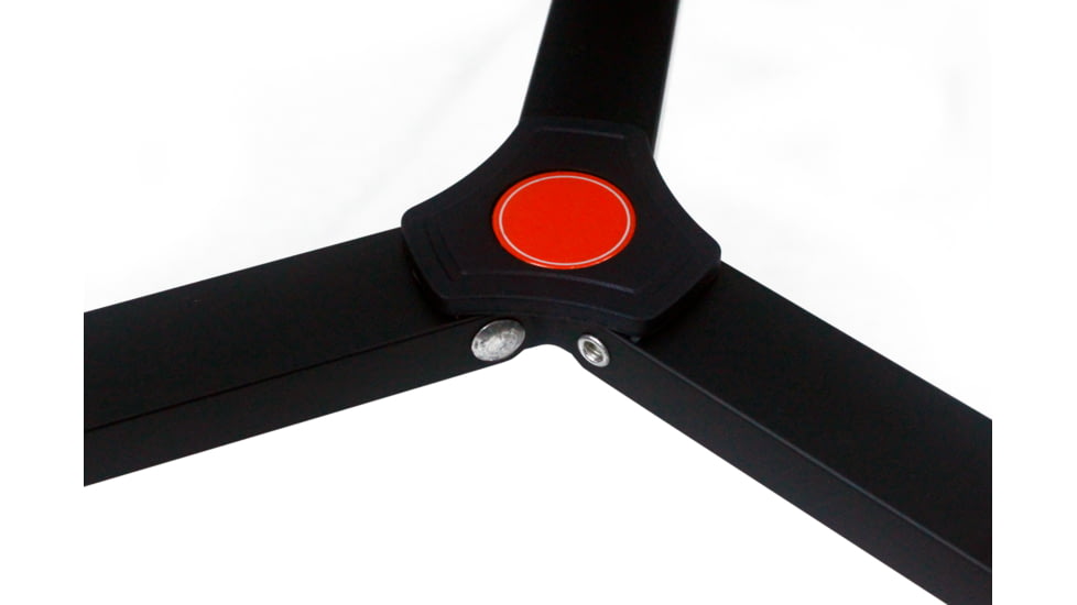 SAMURAI Broadcast Pro Plus Professional 3-Section w/Fluid Head Video Tripod, Black, BROADCASTPlus