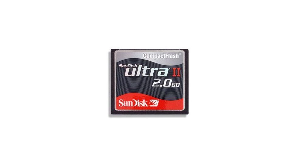 SanDisk 2GB Ultra II CompactFlash Memory Card SDCFH2048901