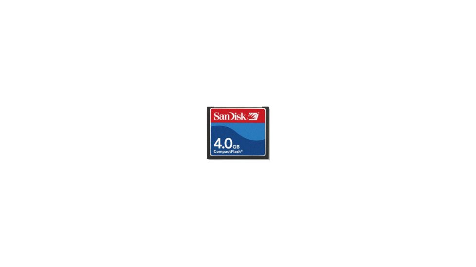 SanDisk 4GB CompactFlash CF Memory Card - SDCFB4096A10