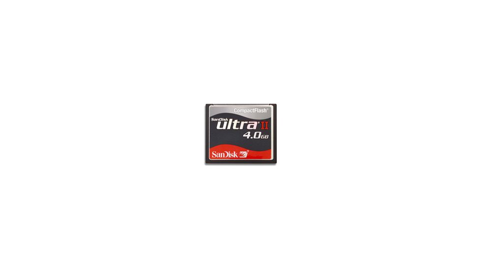 SanDisk 4GB Ultra II CompactFlash Memory Card - SDCFH4096901