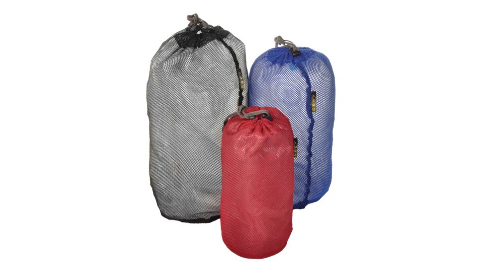 Sandpiper of California Mesh Stuffer Set, Black, Blue, Red 1115-O-SET