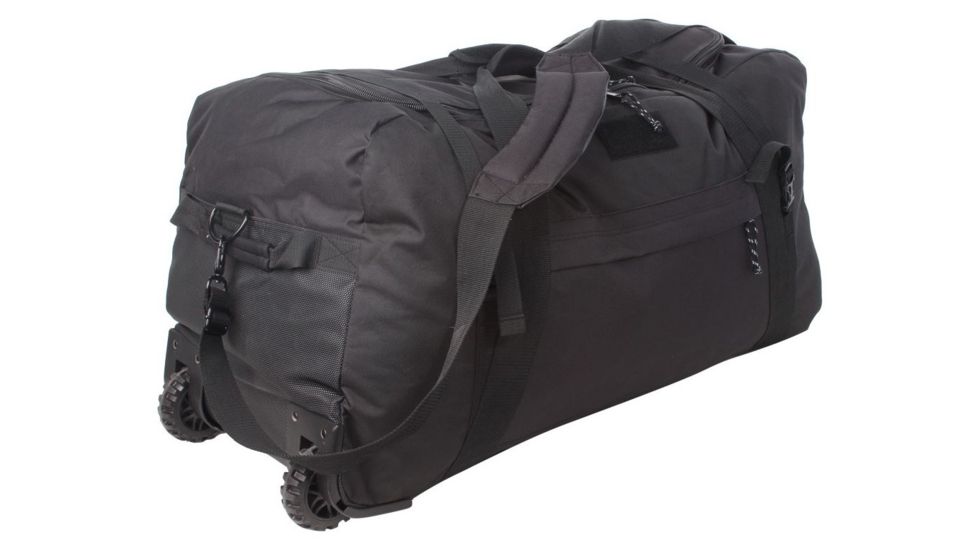 Sandpiper of California Monster on Wheels XL Duffle Bag,31x14.25x17in,Black 5029-O-BLK