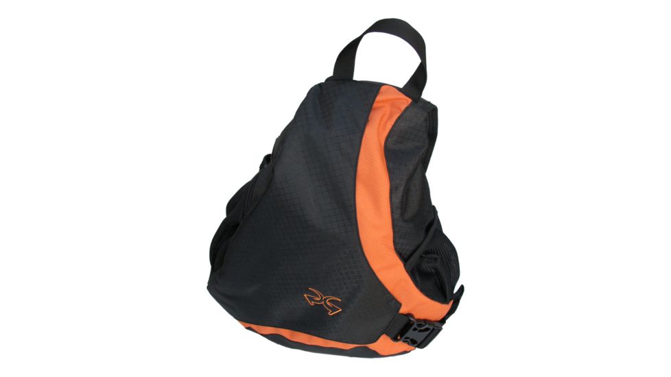 Sandpiper of California Slider Deluxe Backpack, Black/Orange 6615-O-ORG