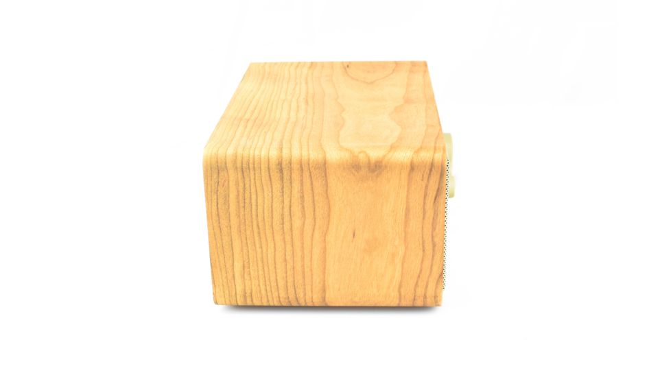 Sangean AM/FM Analog Tuning w/ LED Indicator, Dynamic Bass, Rec Out, Walnut WR-11