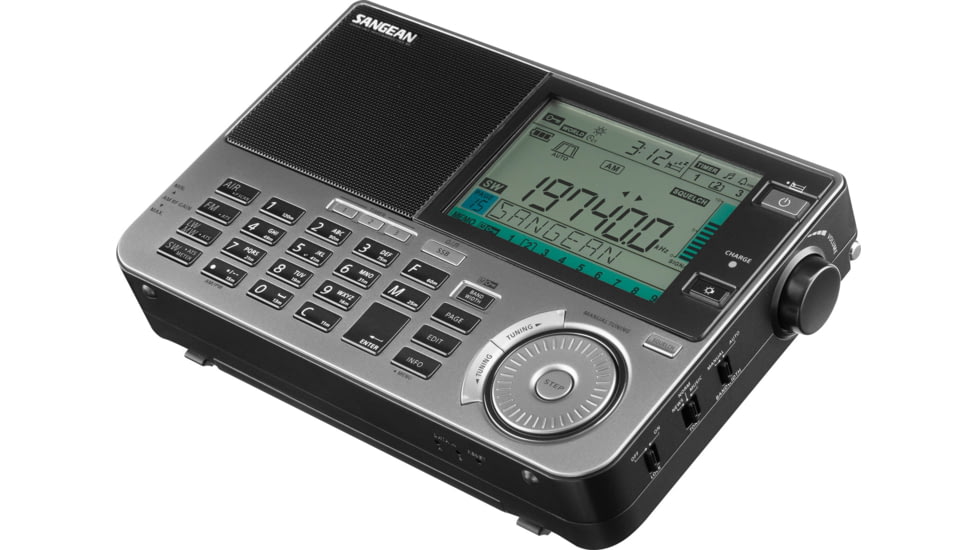 Sangean FM-Stereo PLL Synthesized Receiver Radio, Graphite, ATS-909X2