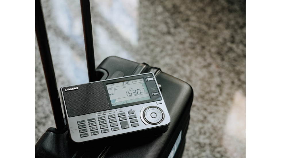 Sangean FM-Stereo PLL Synthesized Receiver Radio, Graphite, ATS-909X2