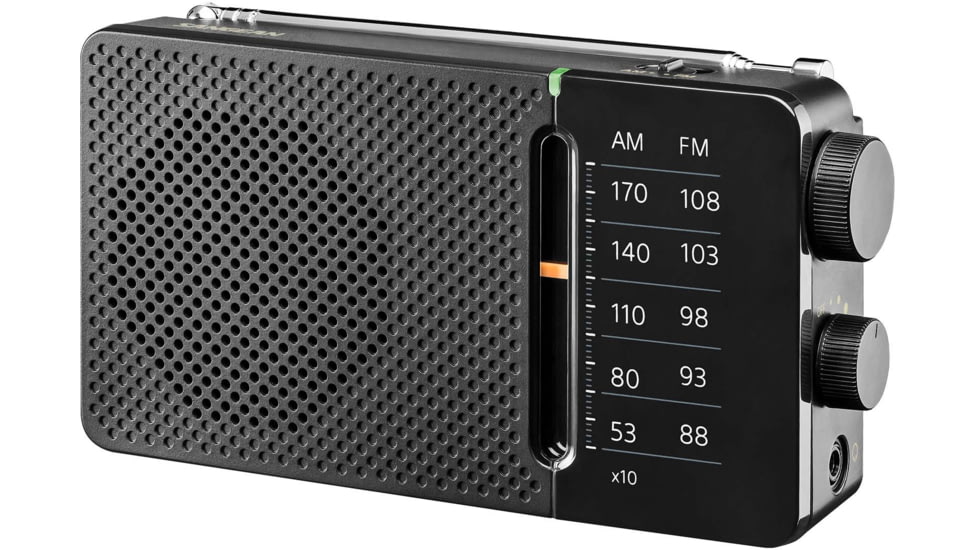 Sangean SR-36 Pocket Radio, Black, 5.25 x 2.75 x 1.30, SR-36
