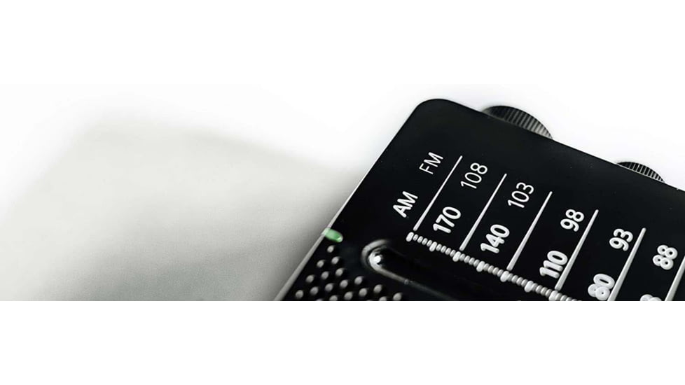 Sangean SR-36 Pocket Radio, Black, 5.25 x 2.75 x 1.30, SR-36