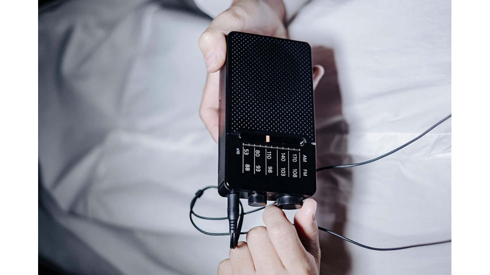 Sangean SR-36 Pocket Radio, Black, 5.25 x 2.75 x 1.30, SR-36