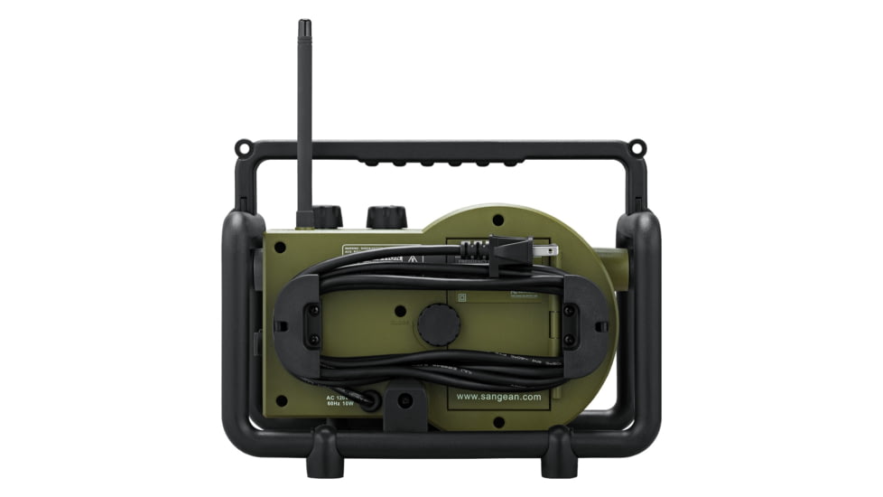 Sangean Toughbox Digital PLL AM/FM, Compact Design, AUX-In, Rechargeable, Green TB-100