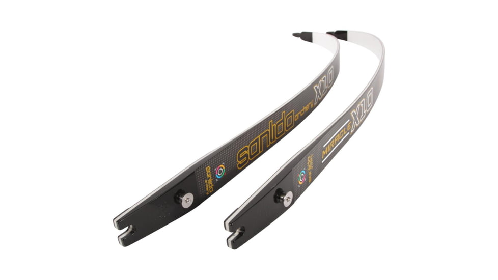 Sanlida Miracle X10 Recurve Limbs 66 in. 42 lbs, Black 87042