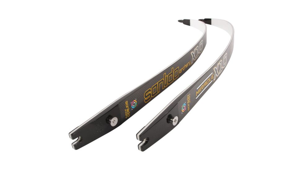 Sanlida Miracle X10 Recurve Limbs 68 in. 40 lbs, Black 87267