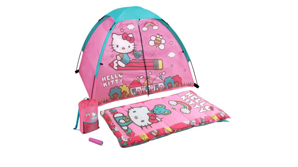 Sanrio Hello Kitty 4 Pc Fun Camp Kit, Pink, Light Blue, S-4SLGHKT5A