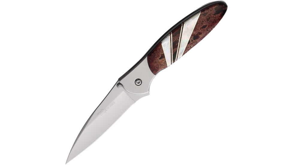 Santa Fe Stoneworks Kershaw Leek Framelock Red