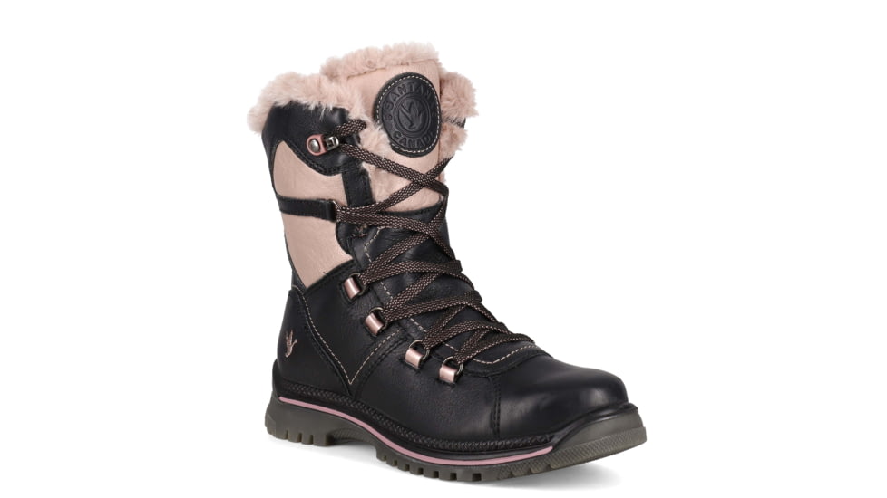 Santana Canada Majesta3 Leather Winter Boot - Womens, Black Pink, 11, MAJESTA3BLACK PINK11