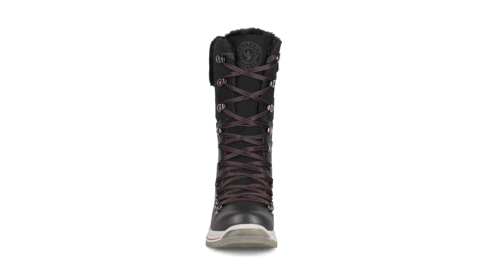 Santana Canada Marlowe High Shaft Winter Boots - Womens, Black/Burgundy, 8, MARLOWEBLACK / BURGUNDY8