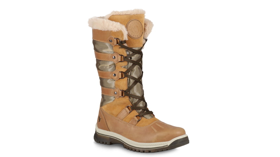 Santana Canada Marlyna High Shaft Winter Boot - Womens, Wheat/Olive, 6, MARLYNAWHEAT / OLIVE6