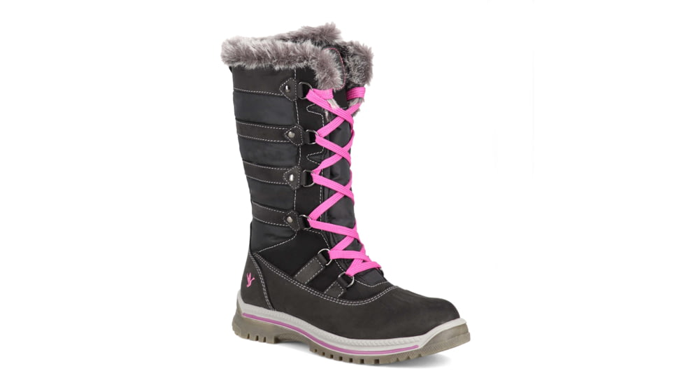 Santana Canada Marlyna High Shaft Winter Boots - Womens, Black/Fuschia, 10, MARLYNABLACK / FUSCHIA10