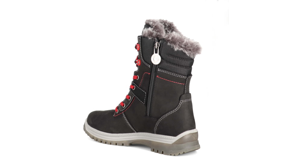 Santana Canada May Leather Winter Boot - Womens, Black/Red, 9, MAYBLACK / RED9