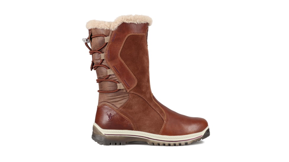 Santana Canada Mayerluxe Leather Winter Boot - Womens, Cognac Burgundy, 6, MAYERLUXECOGNAC BURGUNDY6