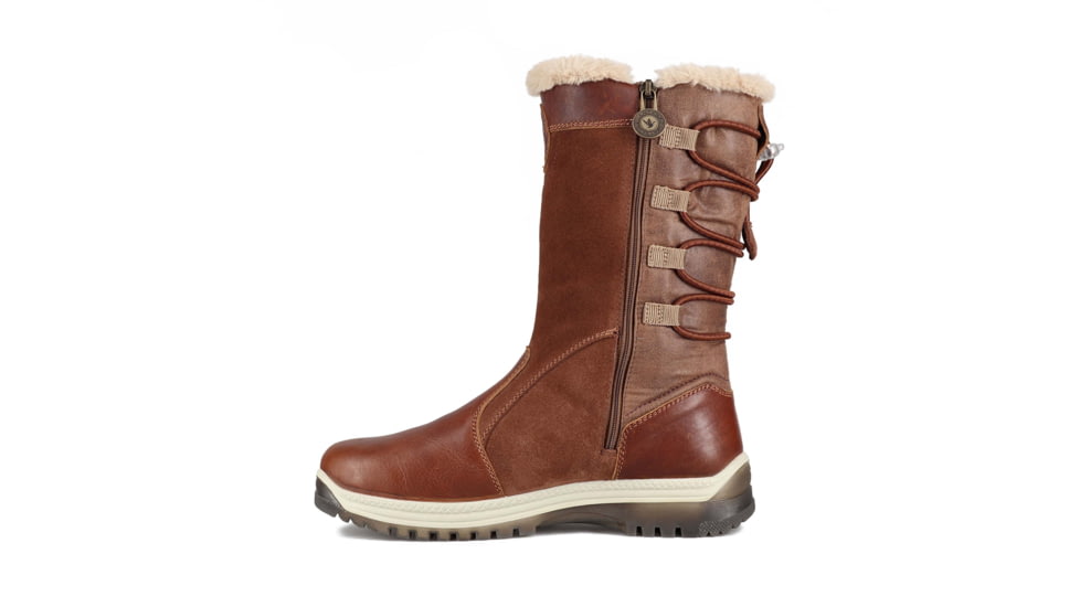 Santana Canada Mayerluxe Leather Winter Boot - Womens, Cognac Burgundy, 6, MAYERLUXECOGNAC BURGUNDY6