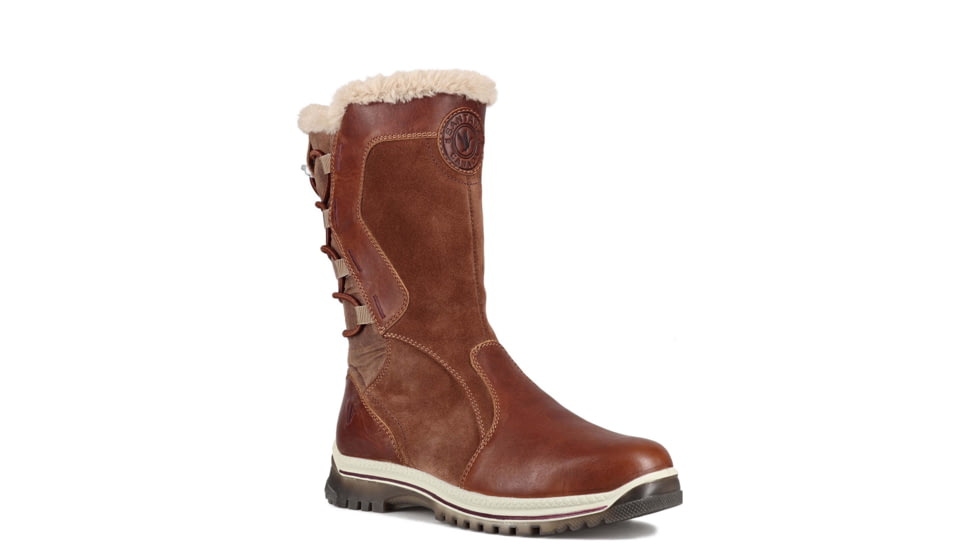 Santana Canada Mayerluxe Leather Winter Boot - Womens, Cognac Burgundy, 6, MAYERLUXECOGNAC BURGUNDY6