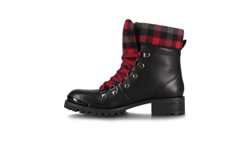 Santana Canada Niko Winter Hiker Boots - Womens, Black/Plaid, 9, NIKOBLACK / PLAID9