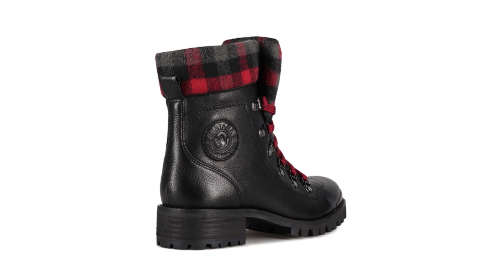 Santana Canada Niko Winter Hiker Boots - Womens, Black/Plaid, 9, NIKOBLACK / PLAID9