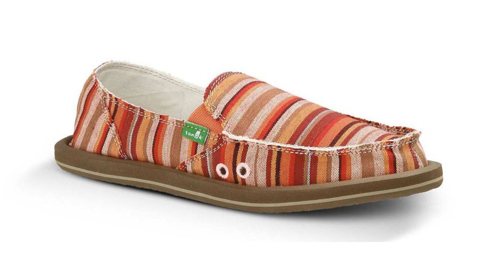 Sanuk Donna Casual Shoe - Women's-Coral Poncho-8 US