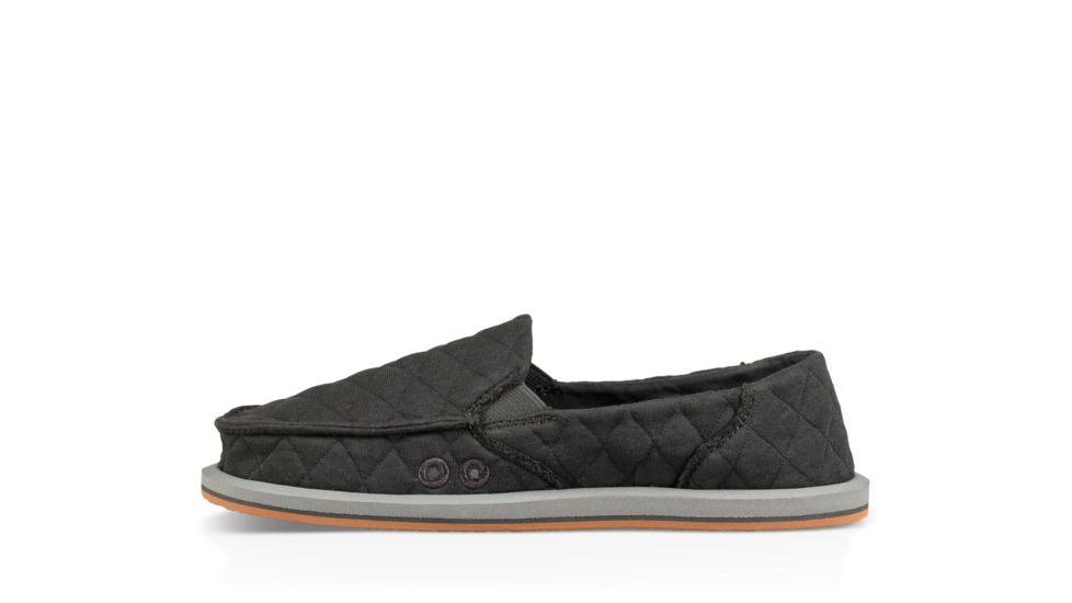 Sanuk Donna Quilt - Womens, Dark Charcoal, 10, 1105056-DCRC-10