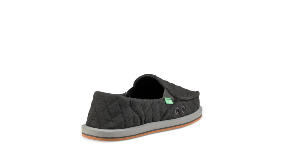 Sanuk Donna Quilt - Womens, Dark Charcoal, 10, 1105056-DCRC-10